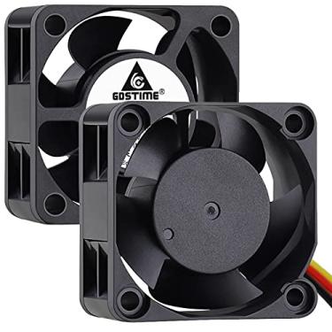 Imagem de Ventilador GDSTIME 40 mm, 12 V 3 pinos, 40 mm x 40 mm x 20 mm 4020 0,1 A Cooler de CPU sem escova