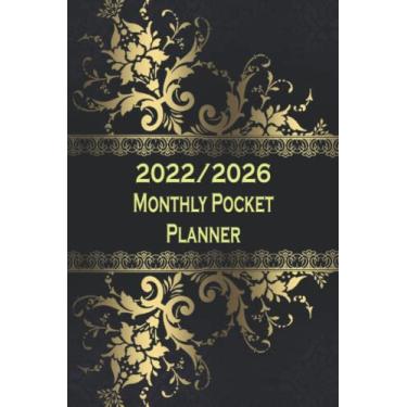Imagem de 2022-2026 monthly planner organizer personal time managment appointment notebook: size: 6 × 9 in Cover: bright pager :120 monthly pocket planner