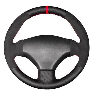 Imagem de MEWANT Capa de volante para Peugeot 206 1998-2005/206 SW 2003-2005/206 CC 2004 2005/206 Capa de volante
