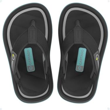 Imagem de Chinelo Sandália Infantil Cartago Málaga Sport Elástico Cinza - Confor