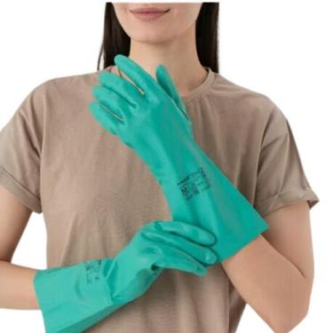 Imagem de Luva Nitrílica Indústria Quimica,petróleo, Aviação,solventes forro alg