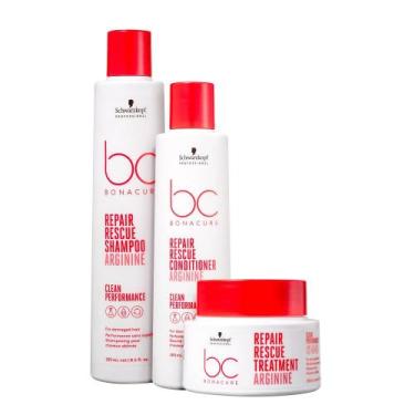 Imagem de Kit Schwarzkopf Professional BC Bonacure Peptide Repair Rescue Trio (3