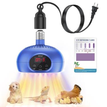 Imagem de Lâmpada de aquecimento TFNN 200W-350W-500W UVA UVB Light 3-6-9-12H Timer
