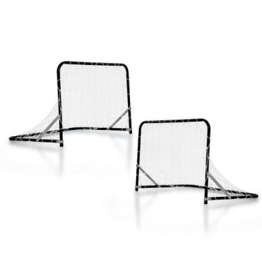 Imagem de 2 Traves De Gol De Futebol Infantil De Ferro 66 X 45 Cm P - SAG TOYS