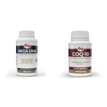 Imagem de Kit Mega DHA 120 Cápsulas + Coenzima Q10 200mg 60 Cápsulas