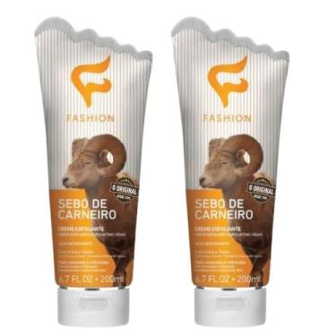 Imagem de Kit 2 Sebo De Carneiro Esfoliante Hidratante 200Ml - Fashion