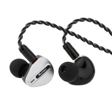Imagem de Linsoul Kiwi Ears Airoso in Ear Monitor, fones de ouvido híbridos IEM 1DD+4BA, fones de ouvido para jogos, fones de ouvido estéreo com fio HiFi com cabos destacáveis de 2 pinos para músicos audiófilos