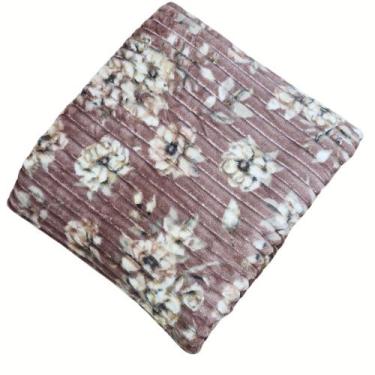 Imagem de Cobertor Manta Canelado Soft Antialérgico 2,00x1,80m Floral - corttex,
