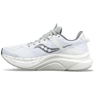 Imagem de Saucony Tênis masculino Tempus, Branco/preto, 8