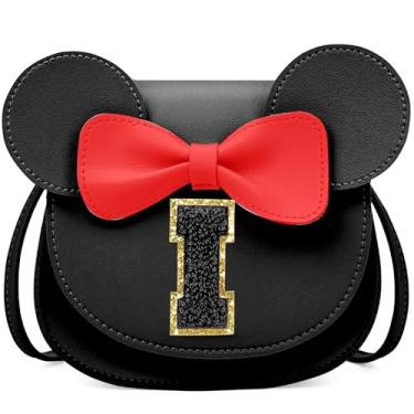 Imagem de OYLOLA Presentes de aniversário para meninas de 3, 4, 5, 6, 7 e 8 anos, bolsa infantil para meninas pequenas, presente para meninas, Preto e preto