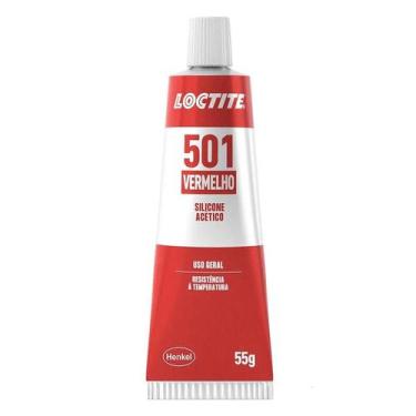 Imagem de Silicone Vedante Acético Vermelho 55g Loctite 501