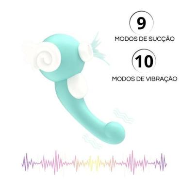 Imagem de Vibrador Recarregável para Ponto G com Sucção Double Fun Lovetoys