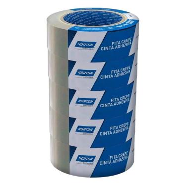 Imagem de Fita Crepe Norton Uso Geral 48mm x 50m - Embalagem com 5 Unidades.