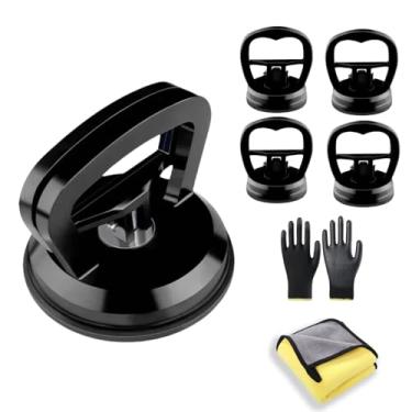 Imagem de Extrator de amassado de carro – Conjunto de 5 peças Ferramenta de remoção de amassados com ventosa resistente para reparo de carroceria de carro, sem danos na pintura, fácil de usar, adequado para