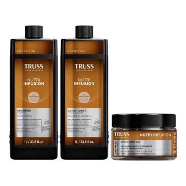 Imagem de Kit Truss Nutri Infusion - Shampoo 1L + Condicionador 1L + Máscara 180