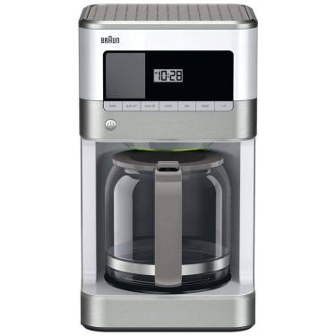 Imagem de Cafeteira Elétrica Programável BrewSense, 110v, BRAUN KF6050WH, Branco