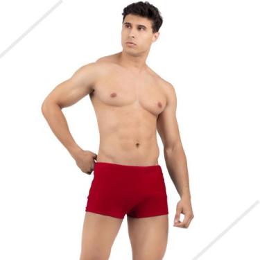 Imagem de Sunga Box Para Banho Piscina UV+50  Com Cadarço Poliamida - HYPE MODAS