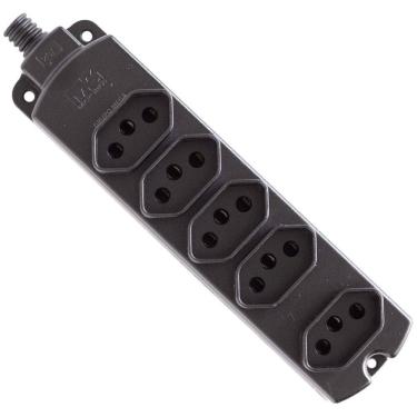 Imagem de Tomada Barra 5 Posições Régua Extensão 10A 20A Margirius