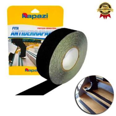 Imagem de Fita Antiderrapante Lixa 50mm x 5m Prova Água Área Externa - Kapazi,  