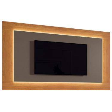 Imagem de Painel Atenas para TV até 58 Polegadas com LED Mavaular - Naturale Platinum