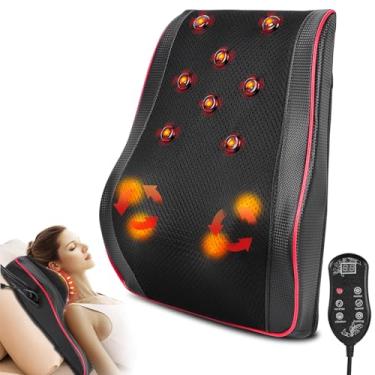 Imagem de Massageador De Pescoço, 110V-240V, Almofada Massageadora,Massageadores para Pescogo E Costas, Massageador Nas Costas com Aquecimento, Massagem no pescoço com controle