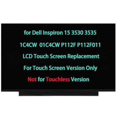 Imagem de NBFIXER 1C4CW 01C4CW 15,6 polegadas Tela sensível ao toque de substituição para Dell Inspiron 15 3530 3535 P112F P112F011 LCD Display 1920 * 1080 (não para a versão sem toque)
