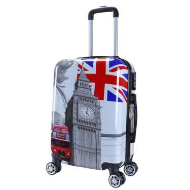 Imagem de Mala de Viagem Bordo 10kg Eagle Em Abs+Pc C/ Rodinhas 360º AC08, PEQUE