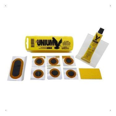 Imagem de Estojo Kit Remendo Camara De Ar Cola Unium-Unissex