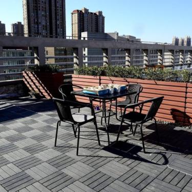 Imagem de KIT 08 PEÇAS DECK MODULAR PLASTICO 30x30 PISCINA VARANDA BOX CANIL SAC