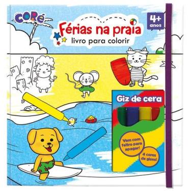 Imagem de Livro para Colorir - Ferias na Praia TOYSTER