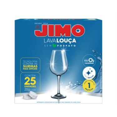 Imagem de Jimo lava-louca sem fosfato pastastilha estojo c/25 und