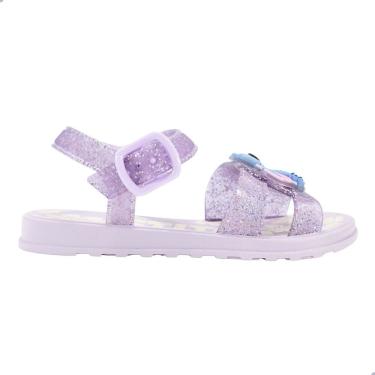 Imagem de Sandália Infantil Grendene Kids 23321 Stitch Pet Shop Lilas Glitter