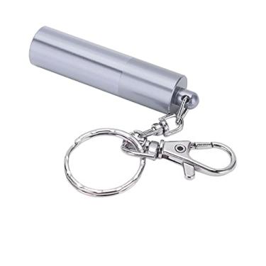 Imagem de Pricking Pin Grinder Repair Tool, Bilhar Pool Cue Tip Shaper Com Keychain, para Aumentar a Fricção e Estabilizar As Habilidades (Cinza)