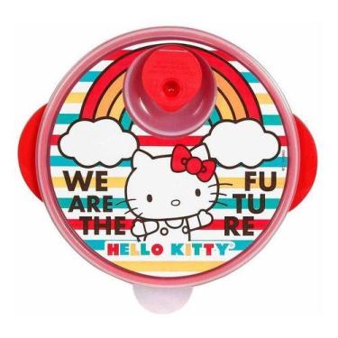 Imagem de Prato 3 Divisões E Tampa E Valvula P/ Microondas Hello Kitty - Baby Go