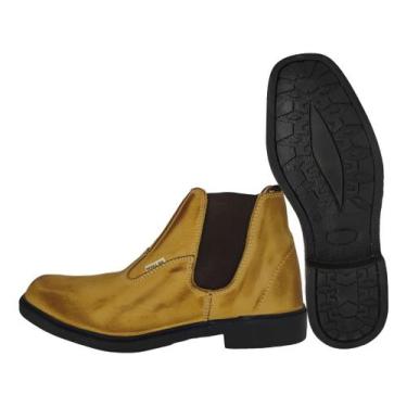 Imagem de Bota Botinha Látego Castor Texana Nobuck Country Couro - GOLD SPEED, M