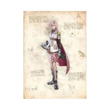 Imagem de Final Fantasy Anime Poster Canvas Wall Art Vintage Videogames Figura E