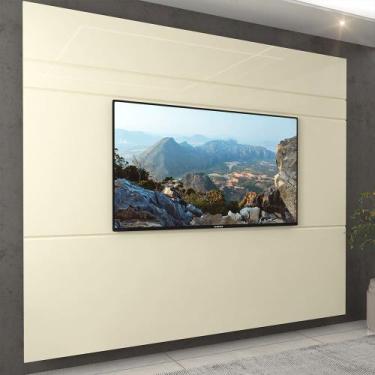 Imagem de Painel para Tv Luminare 217 Off White - Gelius - Gelius Móveis