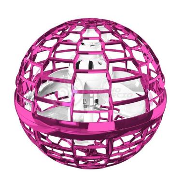 Imagem de Bola Spinner Voadora Led Divertido Colorido Rgb - Rosa