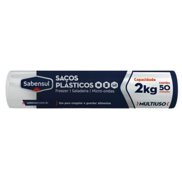 Imagem de Sacos Plásticos Para Freezer 2 À 5Kg - 50Uni 2Kg