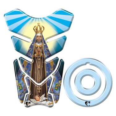 Imagem de Adesivo Protetor Tanque E Bocal Yamaha Nossa Senhora Azul