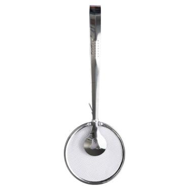 Imagem de Escumadeira De Fritura Em Inox Pegador Escorredor Para óleo