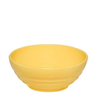 Imagem de Bowl Oriental Redonda 500ml Amarela Clara Em Polipropileno Linha Tendência Vem