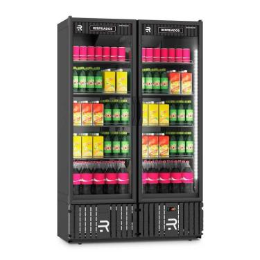 Imagem de Visa Cooler Multiuso 2 Portas Preto Vcm2p 220V Refrimate