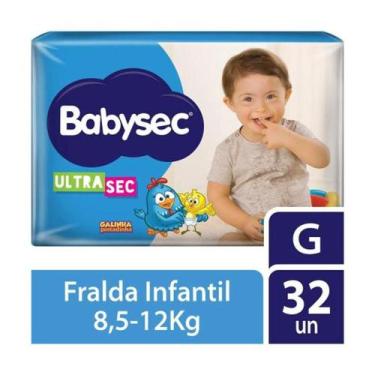 Imagem de Fralda Descartável Babysec Galinha Pintadinha Ultrasec Mega G 32 Un ea
