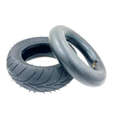 Imagem de Menmseun Pneu e tubo traseiro 110/50-6,5 para crianças 38cc 47cc 49cc mini bolso Rocket Bike pneu traseiro e mais - haste de válvula angular para fácil inflação