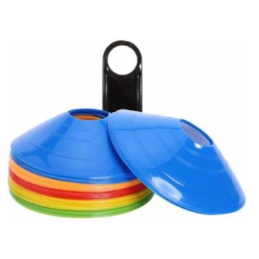 Imagem de Kit 50 Half Cone Para Treinamento Fisico De Basquete - MB TRIP