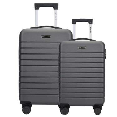 Imagem de Conjunto 2 Peças Mala Viagem P 10kg + M 23kg 360º Abs Mundi Athenas MD