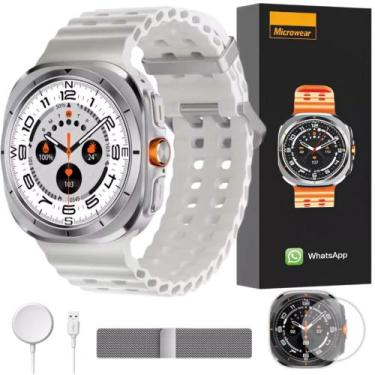 Imagem de Smartwatch Smart Ultra Responde Whats Relógio 47mm GPS 2 Pulseiras - 0