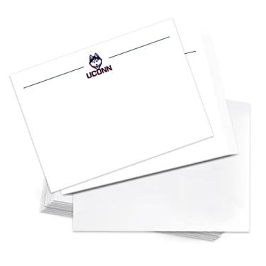 Imagem de Desert Cactus UConn University of Connecticut pacote com 10 cartões de papelaria cartolina Huskies inclui envelopes memorando festa de agradecimento (cartão 1b)