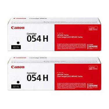 Imagem de Cartucho de toner Canon Genuine 054 de alto rendimento preto, pacote c
